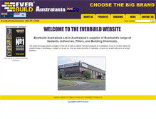 Tablet Screenshot of everbuildaustralasia.com